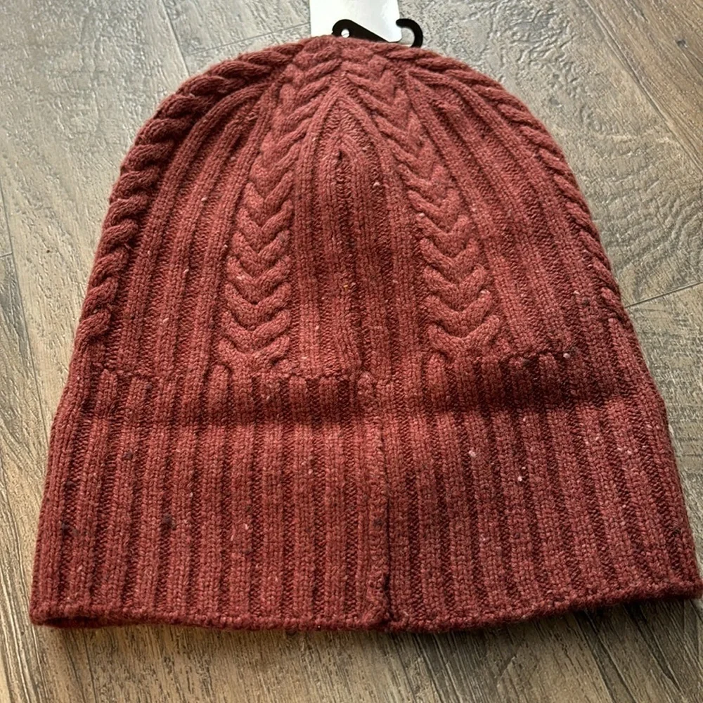 Carhartt Wool Blend Cable Knit cuffed fisherman beanie hat, warm, Winter- sable - Picture 4 of 7